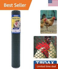 Heavy-Duty Multi-Purpose Poultry Fence: UV Treated, Easy to Reuse - 3'x25'