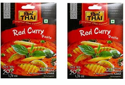 Real Thai Rote Curry Paste 50g (2er-Pack)