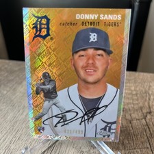 2023 Topps Chrome Platinum Anniversary Donny Sands Logo Refractor #’d /499