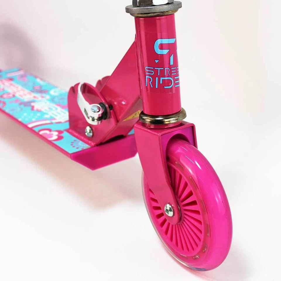 Cityroller pink Kinder mit ABEC 7 Lagern - bis 50 kg Roller Kinder aus Aluminium - Bild 2 von 4