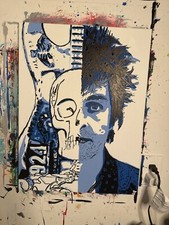 18x24 Billie Joe Armstrong Canvas Black Light Reactive 