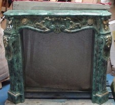 Kaminkonsole Dekokamin Kaminumbau Marmor Optik Marmoriert Möbel Deko 1840 Fa130