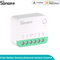 Sonoff MINIR4M Wifi Smart Licht Schalter Matter Kompatibel App Steuerung Modul