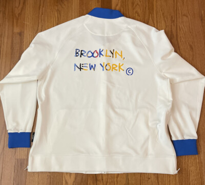 nba brooklyn nets city edition thermaflex full zip jacket