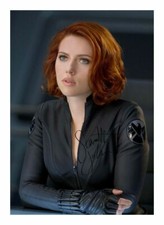 SCARLETT JOHANSSON - BLACK WIDOW AUTOGRAPH SIGNED PP PHOTO POSTER