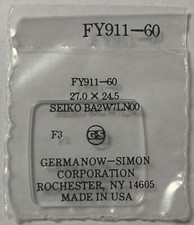 Original NOS G-S "FY" Wristwatch Crystals - Many Variations Available