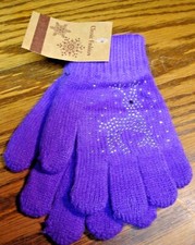 CLASSIC FASHION Children's Winter Gloves Stretch PICK ONE Star or Glitter AA76