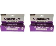 Cicatricure Face And Body Scar Gel 1.0 oz 28g Lot of 2 Pieces