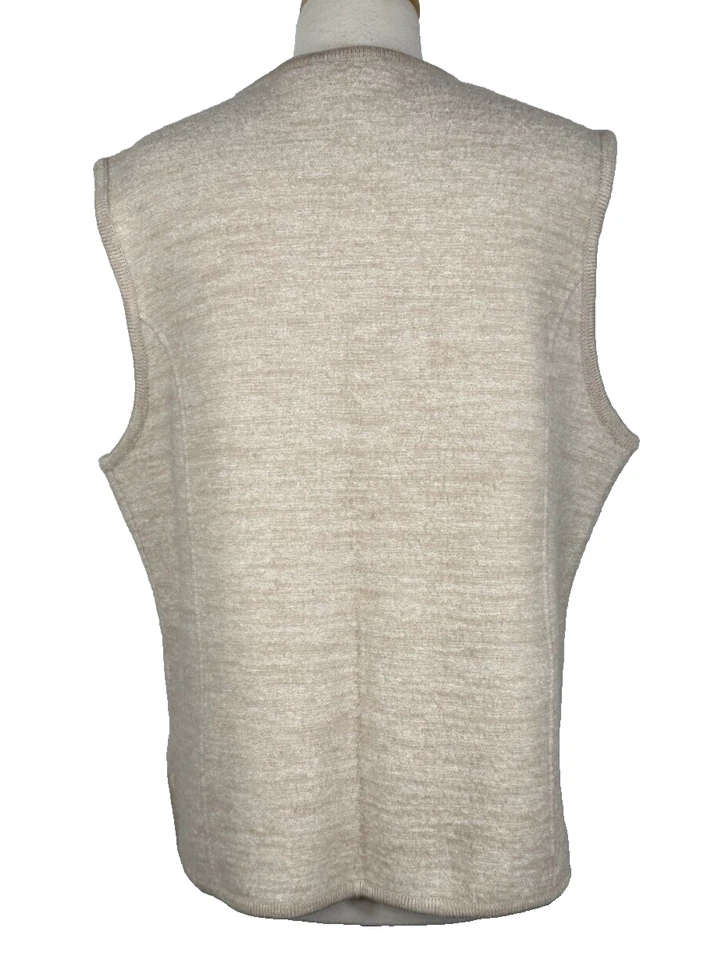 Chaleco de Colección Solo Para Mujer Talla XL Mezcla de Lana Bordado Botones Delanteros Nuevo Foto 2 de 4