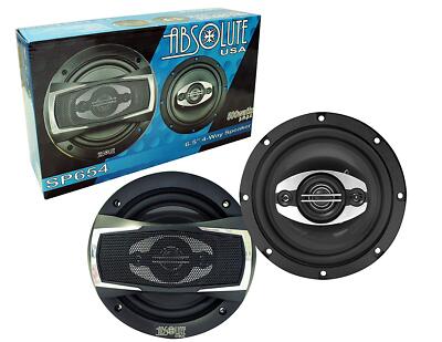 Absolute USA SP654 6.5'' 4 Way full-range loudspeakers Car Speakers 500W Power