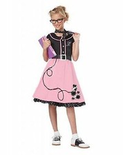 California Costumes 50'S Sweetheart Children Cosplay Girls Kids Costume 00400