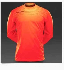 Uhlsport MATCH SmartBreathe Soccer Pro Goalkeeper Jersey FLUO NEON ORANGE NWT XL