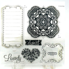 CTMH Close To My Heart Stamp Acrylix Sweet  Lovely D1571Cards/Scrapbook New