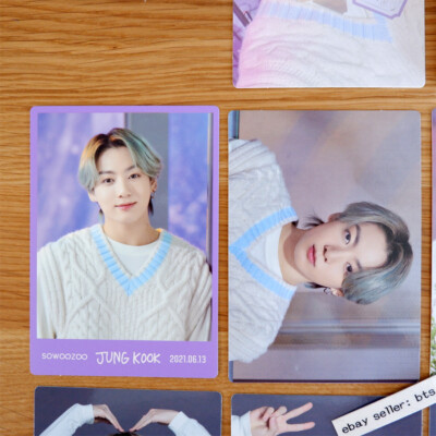 BTS JUNGKOOK SOWOOZOO 2021 Official Mini Photo card SET 8card +
