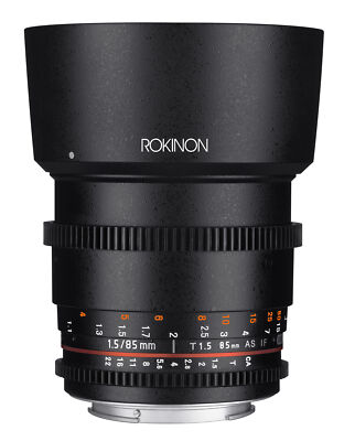 Rokinon 85mm T1.5 Full Frame Lens (Canon EF)