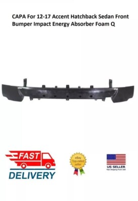 CAPA For 12-17 Accent Hatchback Sedan Front Bumper Impact Energy Absorber Foam Q