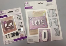 Crafters Companion Left Fold Alphabet dies  -New