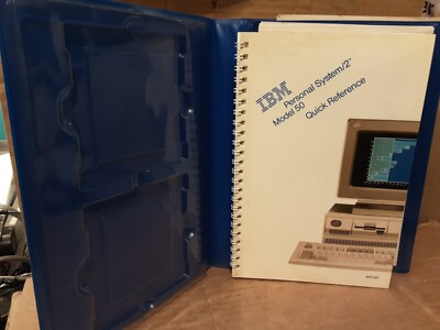 IBM PERSONAL SYSTEM/2 MODELL 50 + DOS 6.1 BENUTZERHANDBÜCHER UND HANDBUCH