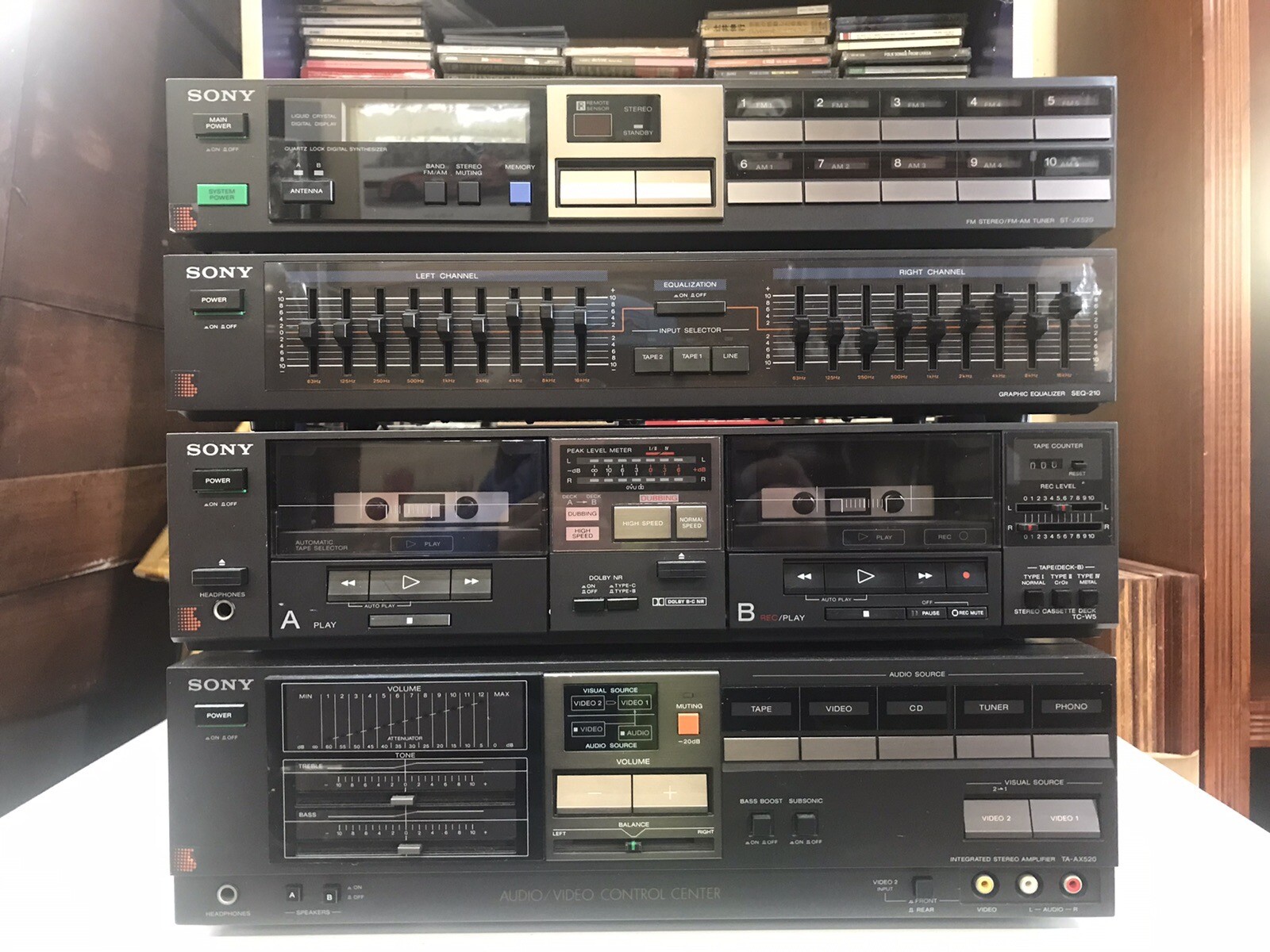 Vintage Sony Stereo System 4 Pieces eBay