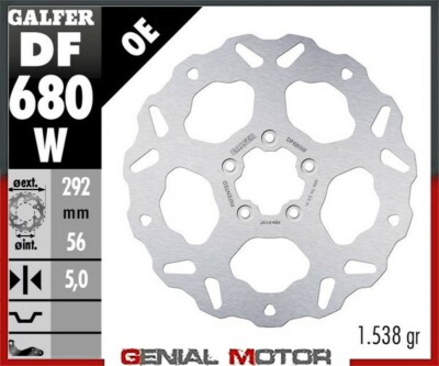 Galfer Bremsscheiben Vorder WAVE FIX 292x5mmHARLEYD FXSTSi SOFTAIL SPRINGER 2000