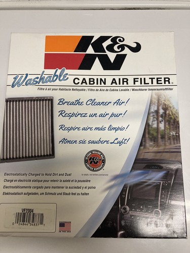 K N Washable Cabin Air Filter VF2004 Fits Maxima Altima 3000gt New In 