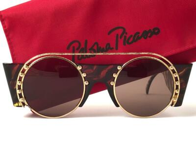VINTAGE PALOMA PICASSO ROUND TORTOISE 3729 LADY GAGA 1980'S VINTAGE PALOMA PICASSO ROUND TORTOISE 3729 LADY GAGA 1980'S