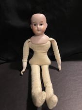 11 Vintage Doll Head Bisque Germany Mabel With Soft/cloth Body