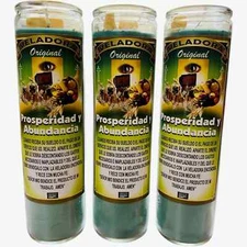 3x Set Prosperidad y Abundancia Veladora Preparada y Conjurada para el Dinero