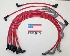 Small Block 289 302 351w Ford Red 8.5mm Spiral Hei Spark Plug Wires-2 Coil Wire Small Block 289 302 351w Ford Red 8.5mm Spiral Hei Spark Plug Wires-2 Coil Wire