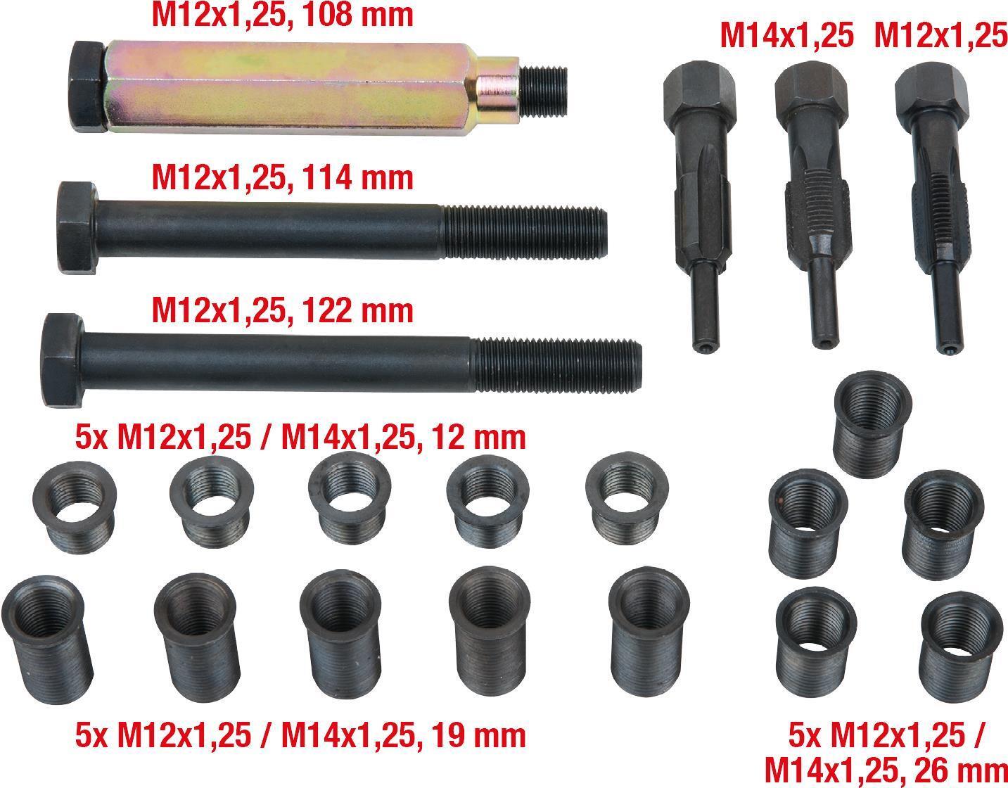 Ks Tools 1481395 KS TOOLS THREADfix Reparatur-Satz M12x1,25 Glüh+Zündkerzen,21-t