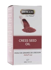 Hemani CRESS SEED Oil, Natural Oil for Skin and Haie Care / زيت الرشاد