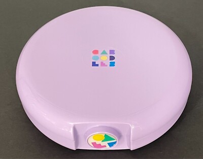 CABOODLES Round Lilac Make up Cosmetic Case Compact style Organizer mirror small