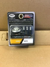 TRUX TLED-BX3AW 3/4" Dual Revolution Amber Marker to White Auxiliary LED Light 