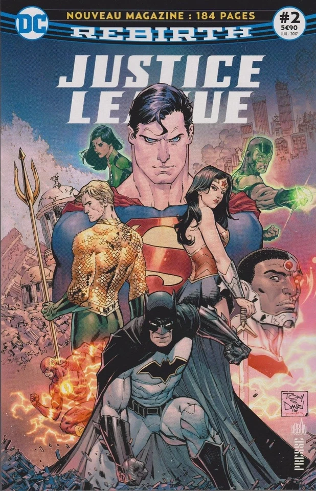 JUSTICE LEAGUE REBIRTH N°2 DC Comics URBAN juillet 2017 - Photo 1/1