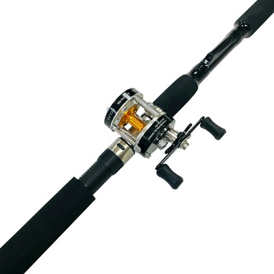 amazon baitcaster rod Fishing Poles Black Fishing and Reel Baitcast Combo Lightweight Design Compact Stable Telescopic Fishing Rod : Sports & Outdoors powerful drag Scotty Baitcaster Scotty Rod Holders
