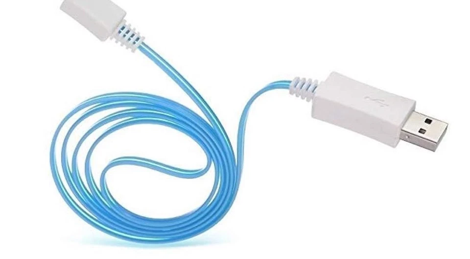 LED Light-up Micro USB Charger Data Sync Cable for Samsung Galaxy S8+ S9 Note 9 - Image 3 of 4