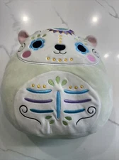 Squishmallow Brooke Bear Dia de los Muertos 12"