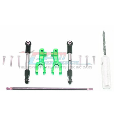 GPM Spng Steel Front Sway Bar/Alum Sway Bar Arm/Stainless Stl Linkage Grn : UDR