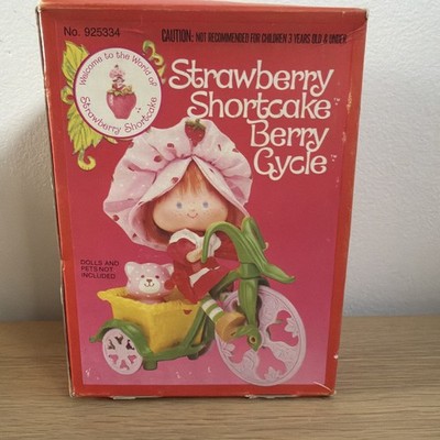Vintage Strawberry Shortcake Berry Cycle Kenner/American Greetings 1984 Neu in OVP