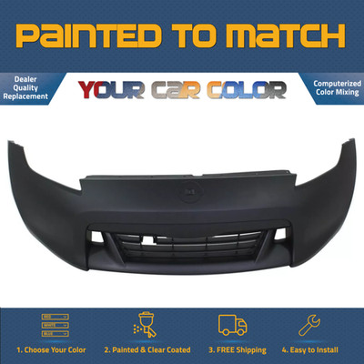 For 2009-2012 NISSAN 370Z; Front Bumper BASE/TOURING; w/o Sport Pkg; 2DR Painted