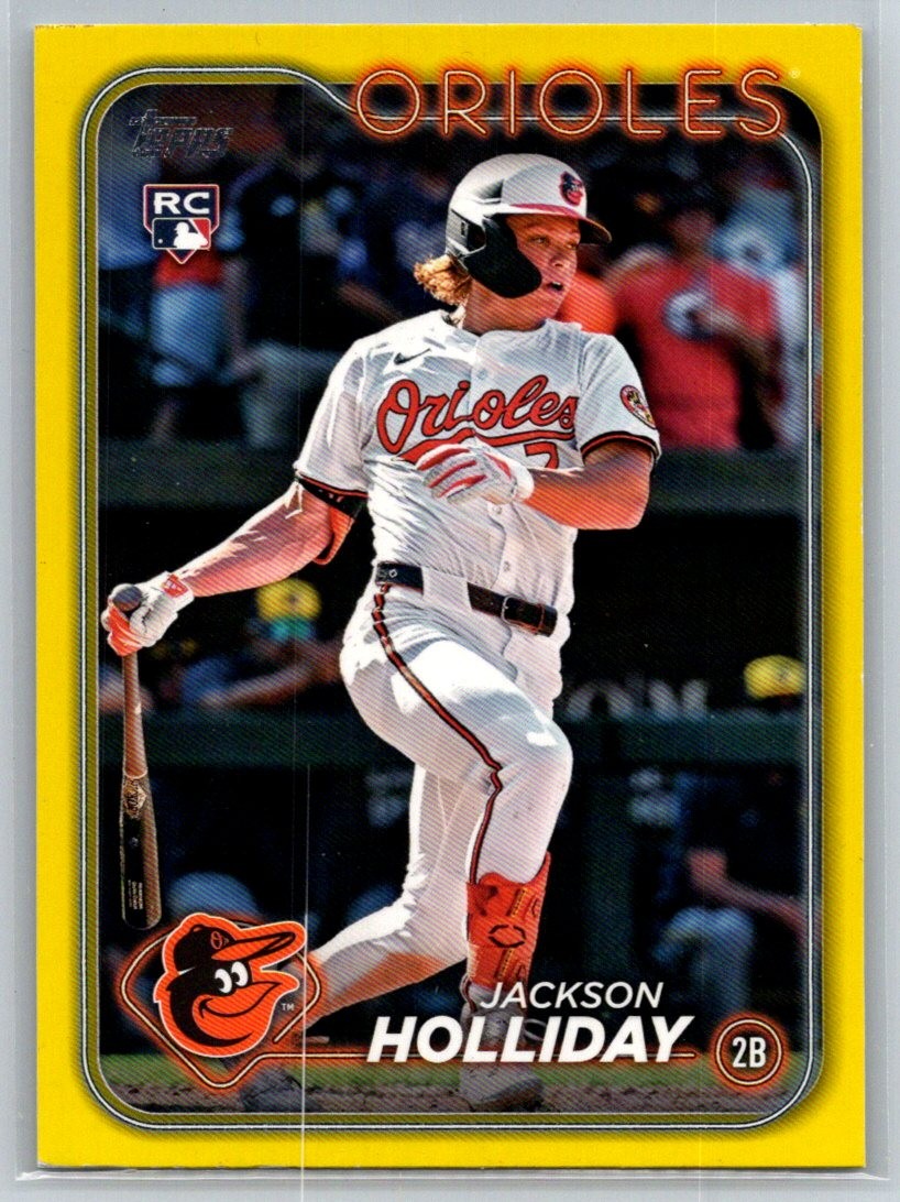 2024 Topps Update #US50 Jackson Holliday Yellow
