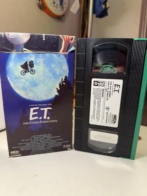 E.T. The Extra-Terrestrial 1988 VHS - Green Tape MCA - Steven Spielberg