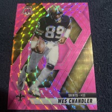 Panini 2025 Mosaic Football Wes Chandler Pink Mosaic /10 New Orleans Saints