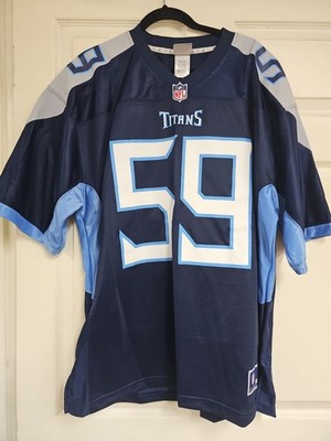Nike NFL Proline NFLPA Tennessee Titans Wesley Woodyard #59 Jersey Blue XL