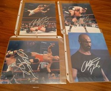 Christopher Daniels Signed Set Of 4 8x10 WWE Tna WCW Wwf