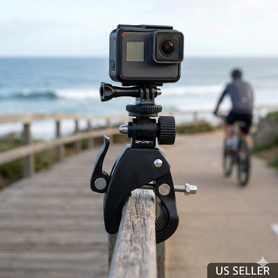 Bicycle Bike Motorcycle Handlebar Mount Holder Clamp For Gopro Hero 5 4 3+ 3 2 1