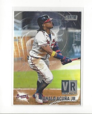 2021 Stadium Club Virtual Reality #VR7 Ronald Acuna Jr. Braves