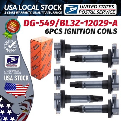 For Ford 2015-2020 Transit-150 V6 3.5L 6Pcs OE-BL3Z12029A/DG549 Ignition Coils
