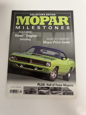 Mopar Milestones Magazine 2007 Collector's Edition  1970 Cuda Cover