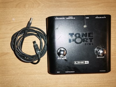 TONE PORT UX1 LINE 6 used Digital Recording Audio Interface untested